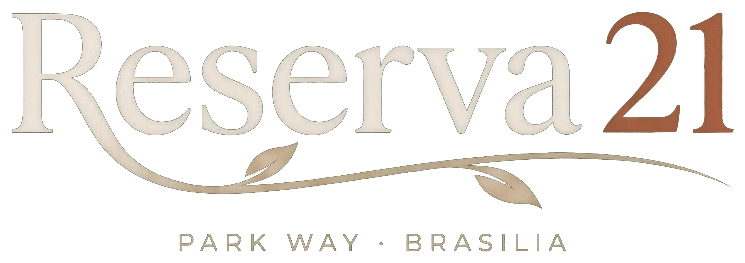 Logomarca Reserva 21, condomínio fechado de alto padrão no Park Way